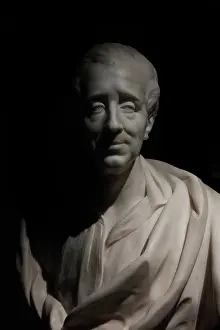 Brede: Bust of Montesquieu, Musee d'Aquitaine, Bordeaux