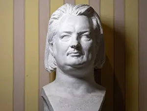 Touraine: Bust, Musee Balzac, Chateau de Sache