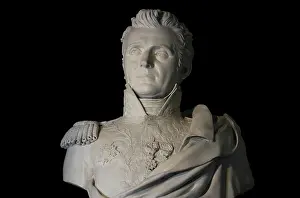 Valee: Bust, Musee Napoleon, Brienne-le-Chateau, Aube, France