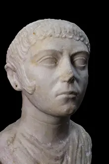 Mnar: Bust, Museo Nacional de Arte Romano, Merida, Spain