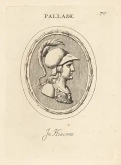 Abraham Blooteling: Bust of Pallas, daughter of Triton