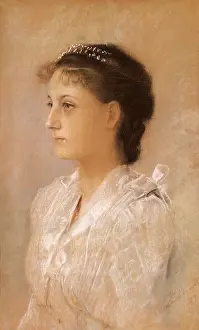 Emilie: Bust Portrait of Emilie Floge, by Klimt