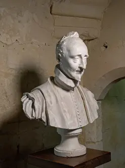 Prieure: Bust, Ronsard's home, Prieure de Saint-Cosme, La Riche