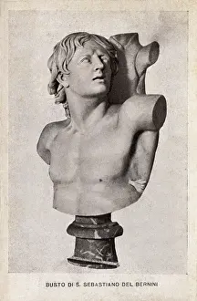 Bernini: Bust of Saint Sebastian, by Bernini