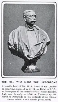 Birnie: Bust of (Sir) Edward Moss