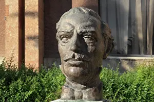 Revivalist: Bust of Thimi Mitko, Korce, Albania