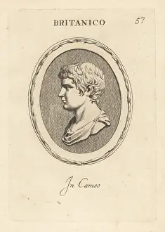 Abraham Blooteling: Bust of Tiberius Claudius Caesar Britannicus
