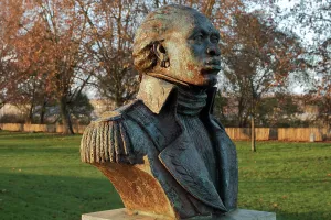 Louverture: Bust of Toussaint Louverture, Bordeaux, Aquitaine, France