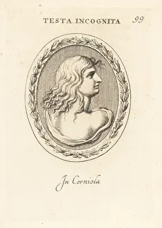 Abraham Blooteling: Bust of an unknown woman in carnelian