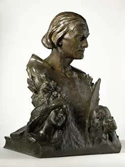 Bernhardt: Bust of Victorien Sardou