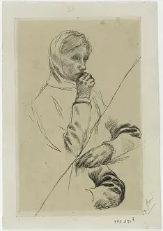 Puvis: Bust of a woman