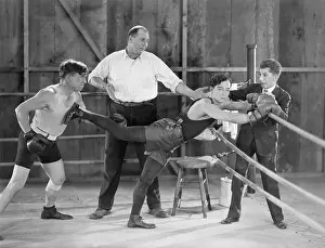 Battling: Buster Keaton the boxer, 1926