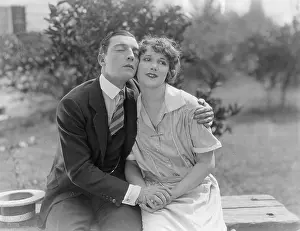 Chances: Buster Keaton (left) in Seven Chances, 1925