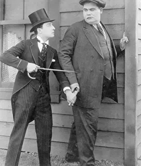 Sherlock: Buster Keaton (left) in Sherlock Junior, 1924