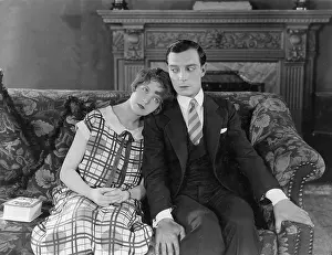 Chances: Buster Keaton (right) in Seven Chances, 1925