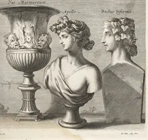 Richard Collin: Busts of mythical gods Apollo and Bacchus