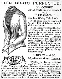 Perfected: Thin busts perfected 1885