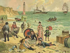 Sandcastle: Busy Day at the Beach