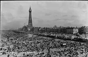 Iconic: Busy Day at Blackpool Central Beach
