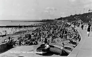 Clacton: Busy Day at Clacton West Beach