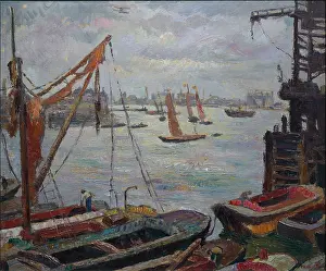 Ethelbert: A Busy Dockland Scene