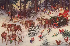 Elves: Busy Elves Cut Trees