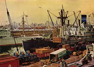 Oceanliner: Busy Harbor