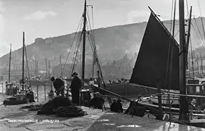 Mousehole: Busy Harbor Scene in Mousehole