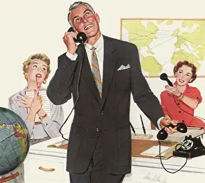 Leans: Busy Man