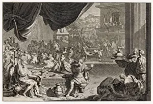 Toasting: BUSY ROMAN BANQUET