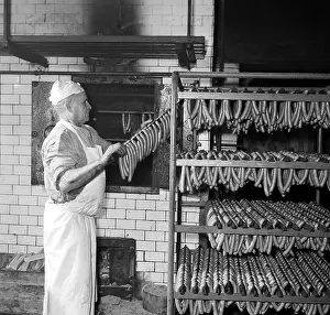 Smoked: Butcher - sausage - smoking
