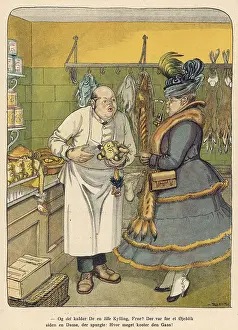 Lorgnette: BUTCHER SERVES CUSTOMER