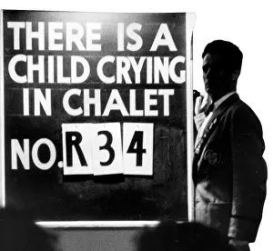 Butlins, Man, Font, Sign