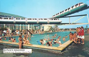 Monorail: Butlins, Monorail, Outdoor Pool, Swimming, Children