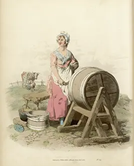 Churning: Butter Churner