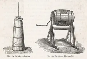 Churns: BUTTER CHURNS