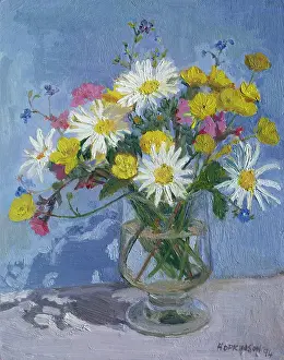 Buttercup: Buttercups and Daisies ? in a vase
