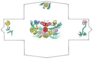 Envelopes: Butterflies and Flowers