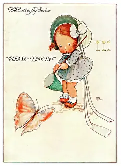 Lucie Attwell Limited (terry Parker): The Butterfly Series - Please Come In!