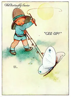 Lucie Attwell Limited (terry Parker): The Butterfly Series - Gee Up!