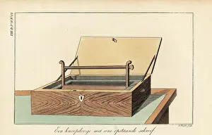 Interior Decoration: Button box with upright screw
