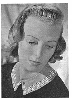 The Kathleen Fare Collection: Buttoned collar