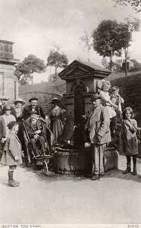 Sep16: Buxton, Derbyshire - Taking the waters from The Pump