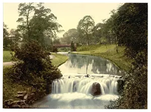 Buxton: Buxton, the gardens, Derbyshire, England