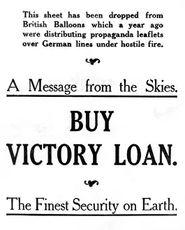Loans: Buy Victory Loan leaflet