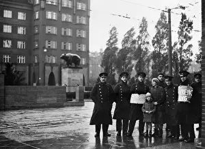 Pickets: BVG strike, 1932