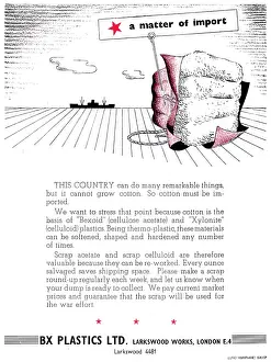 Cellulose: BX Plastics Bexoid Cellulose Acetate 1944