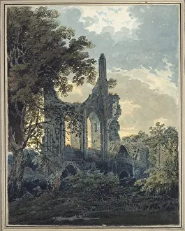 Girtin: Byland Abbey, Yorkshire
