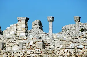 Christians: Byllis Archeological Site. Cathedral. IV century A.C. Republ
