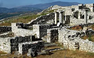 Christians: Byllis Archeological Site. Cathedral. IV century A.C. Republ